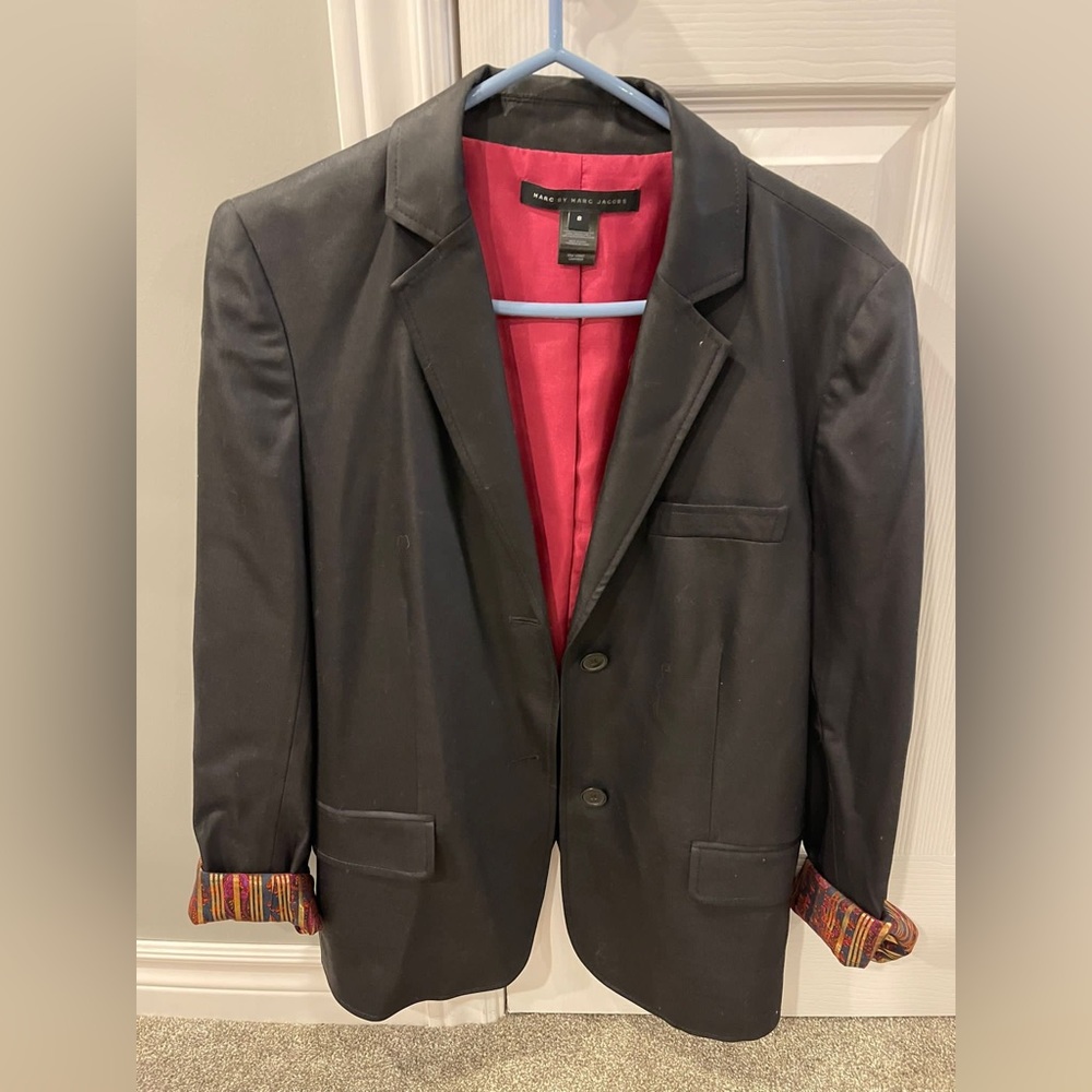 Marc By Marc Jacobs Black Blazer - Size 8